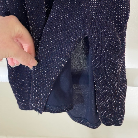 NWT Boohoo Metallic Halter Bodycon Mini Dress - Picture 7 of 11